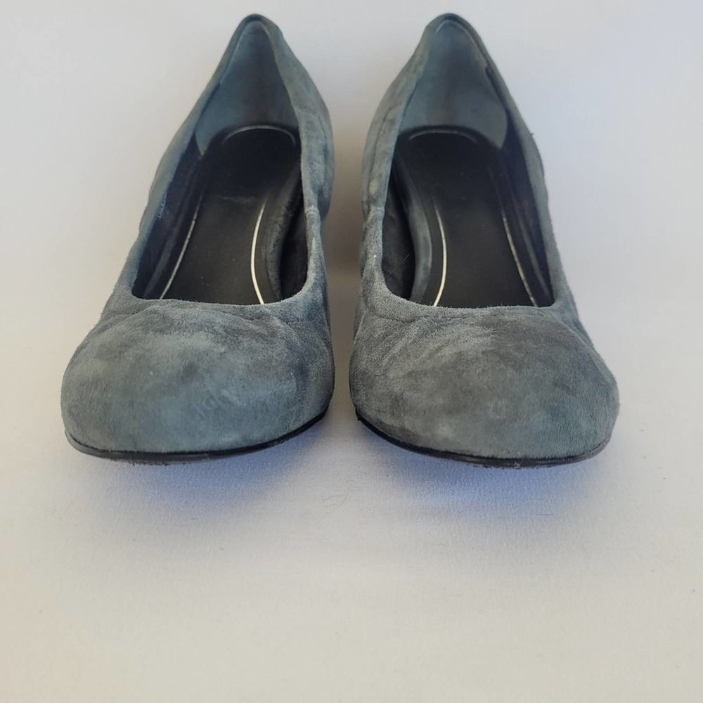 Vionic Camden women's gray suede slip on wedge heel shoe size 10 - Picture 3 of 8
